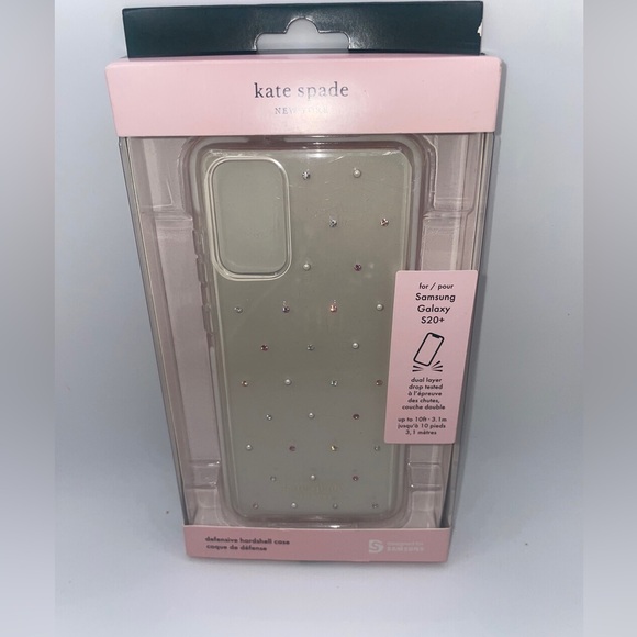 Kate Spade NY Hardshell Case for Samsung Galaxy S20+ Plus - Pin Dot Gems Clear - Picture 3 of 3